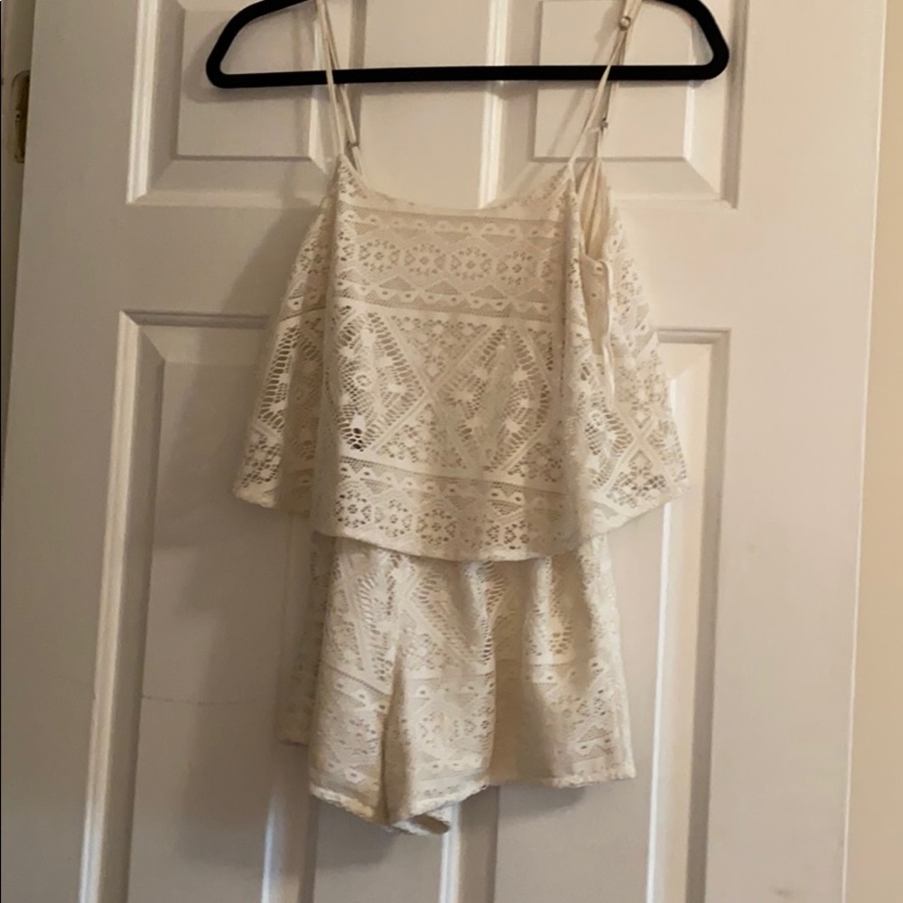 Aéropostale white romper